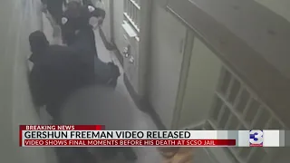 Video shows final moments before Gershun Freeman's death at SCSO jail