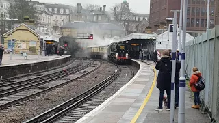 35028 Clan Line on the Belmond British Pullman