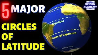 5 MAJOR CIRCLES OF LATITUDE