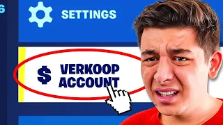 IK VERKOOP MIJN Fortnite Account voor €XX,XXX 😱