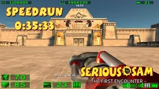 Serious Sam: The First Encounter - SpeedRun - 0:35:33