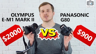 Olympus E-M1 Mark II vs Panasonic G80 (GH4) - Кто круче снимает 4K видео