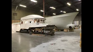 Carpentry at Northern Marine. 57' Trawler Yacht for sale under construction Rare opportunity.