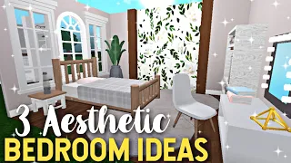 ROBLOX | Bloxburg: 3 Aesthetic Bedroom Ideas | TikTok Bedroom Ideas With Advanced Placing |Kids Room
