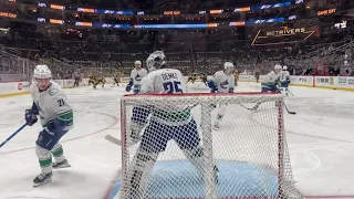 Thatcher Demko & Casey DeSmith Warm-Ups