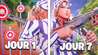 VOICI L'ENTRAINEMENT qui M'A PERMIT de DEVENIR un JOUEUR PRO en 7 JOUR sur FORTNITE