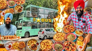 India's First Moving Bus Restaurant | Street Food India