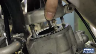 Honda Cr 125 piston / top end rebuild.  A movie produced by Frez Productions