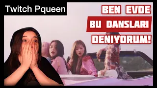 Pqueen - Blackpink 'Lovesick Girls' Dance Practice İzliyor