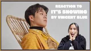 reaction to it's snowing by vincent blue