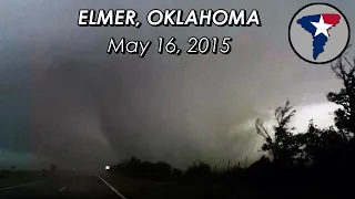 Large and Scary Tornado in Elmer, Oklahoma on May 16, 2015 (FULL) {J-S/AB-A-BW}