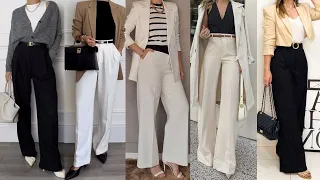 PANTALONES DE MODA 2024 / Pantalón de vestir una tendencia de moda 2024