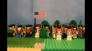 The battle of Yorktown - Lego American revolution Stop motion