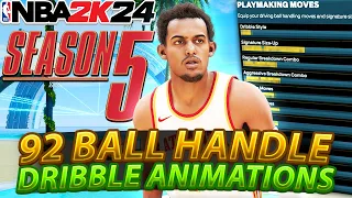 Best Dribble Moves on NBA 2K24 for Builds 6'5 Plus UPDATE