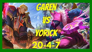 Garen vs Yorick- (TOP)- League of Legends