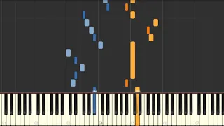 Bach Invention No. 2 BWV 773 Piano (synthesia)