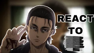 Past Aot React To Eren Yeager || “Attack On Titan” || Gacha Club