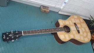 Электро-акустическая гитара Cort GA MEDX OP. Ремонт.