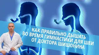 Как правильно дышать во время гимнастики для шеи от Доктора Шишонина