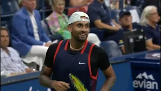 Kyrgios forgets tennis rule - Part 1