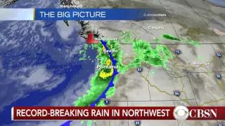 Records Rain Forecast For Northwest