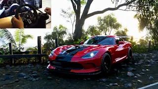 2016 Dodge Viper ACR | Forza Horizon 5 - Steering Wheel Gameplay