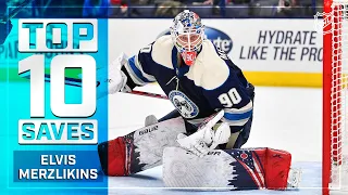 Top 10 Elvis Merzlikins Saves from 2019-20 | NHL