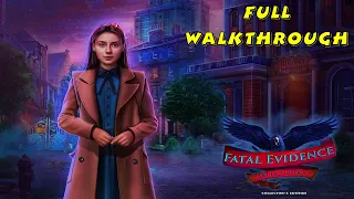 Let's Play - Fatal Evidence 3 - Art of Murder - Full Walkthrough