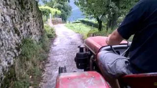 55 years old still working Schlüter tractor