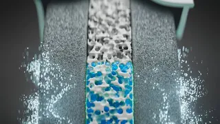 Hydrogen Electrolyzer Hysata 3D animation