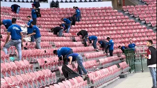 Coreografia Milan Napoli, i preparativi a San Siro! 🏟️