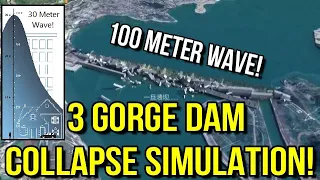 3 Gorges Dam Collapse Video Simulation