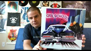 Girlschool Hit and Run Vinyl Record Reissue NWOBHM Unboxing and Review