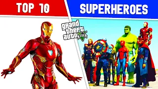 TOP 10 Superhero Mods For GTA 5... 😱 To Make GTA V Something Special