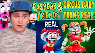 CIRCUS BABY TURNS REAL!? | Reaction | Zapped Ballora oh no