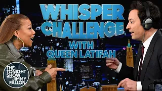 Whisper Challenge with Queen Latifah | The Tonight Show Starring Jimmy Fallon