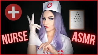 ASMR NURSE | MEDICAL ROLEPLAY CRANIAL NERVE EXAM | COMPLETE CHECK UP (Soft spoken)