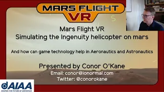 AIAA presentation on Mars Flight VR