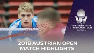Anton Kallberg vs Alexander Valuch | 2018 ITTF Austrian Open Highlights (Pre)