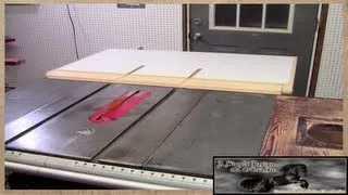 Make a Table Saw Out Feed Table Part 2