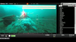 OpenRov: Landing on food for angry crab