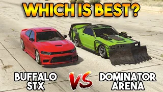 GTA 5 ONLINE : BUFFALO STX VS DOMINATOR ARENA (WHICH IS BEST IN THE CONTRACT?)