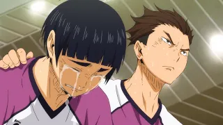 ハイキュー!!| Shiratorizawa burst into tears after losing to Karasuno