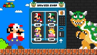Mario Rescues Tiny in Bowser's Vending Machine | Game Animation