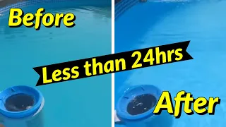 Cloudy pool water fix