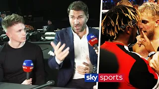Eddie Hearn explains why he was surprised at KSI’s reaction to Jake Paul
