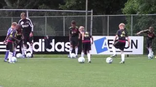 Séance entrainement football - AJAX AMSTERDAM  Ecole de foot - Travail technique - Méthode Coerver