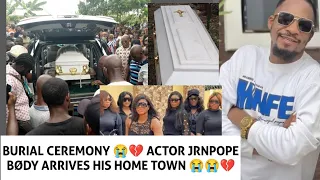 Burial ceremony 😭💔😭 actor jrnpope to be laid to rest (make up artist bur!Ed)