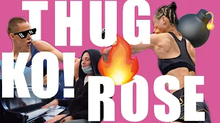 ROSE THUG NAMAJUNAS KO! #UFC261 #THUGROSE #KO