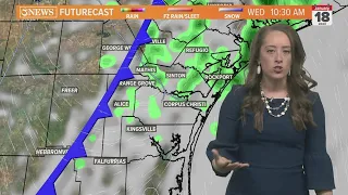 Warm and muggy ahead of Wednesday's cold front